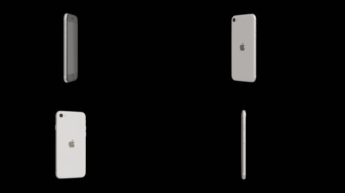 苹果iPhone SE第三代白色手机透明