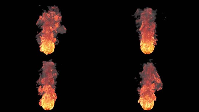 【通道】火焰特效