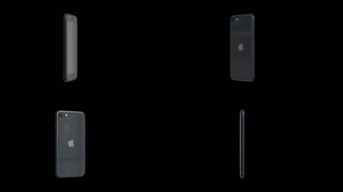 苹果iPhone SE第三代黑色手机透明