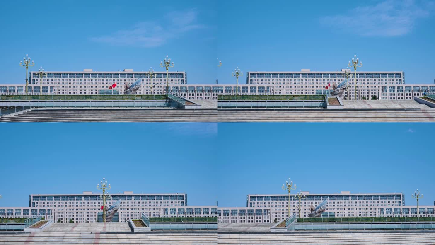 赤峰市政府广场延时摄影