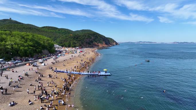 海岸线 海湾 航拍