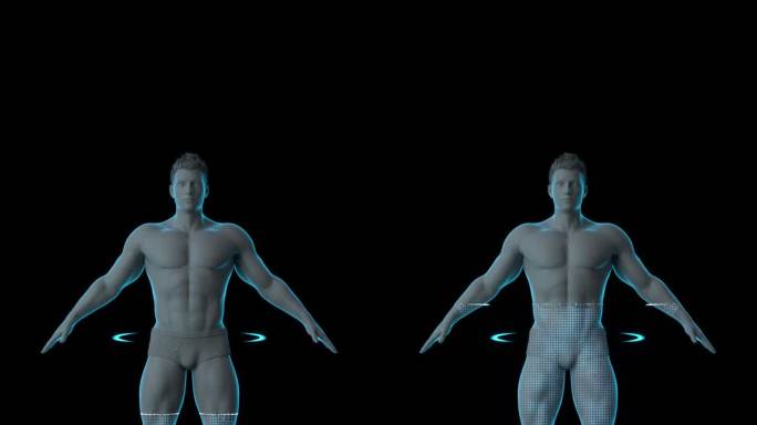 成年男人物(非常肌肉体态)