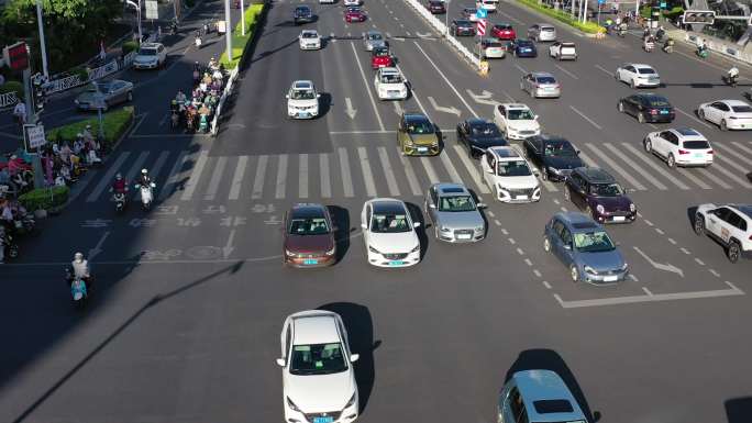 车流城市 车流延时 汽车 交通 经济