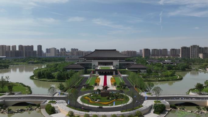 西安国家会议中心延时浐灞生态区【有版权】