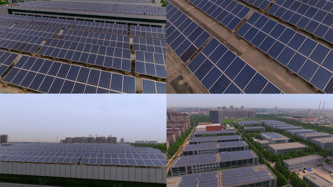 4K-厂区太阳能光伏发电