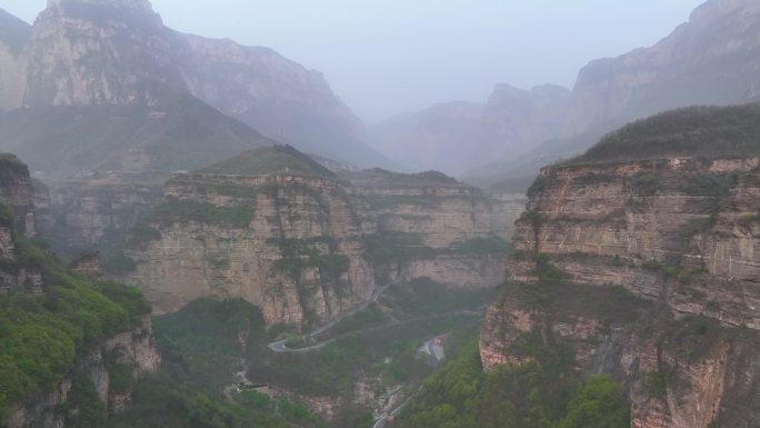 4K航拍​河南安阳林州太行山