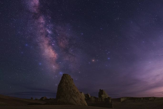 青海俄博梁银河星空延时