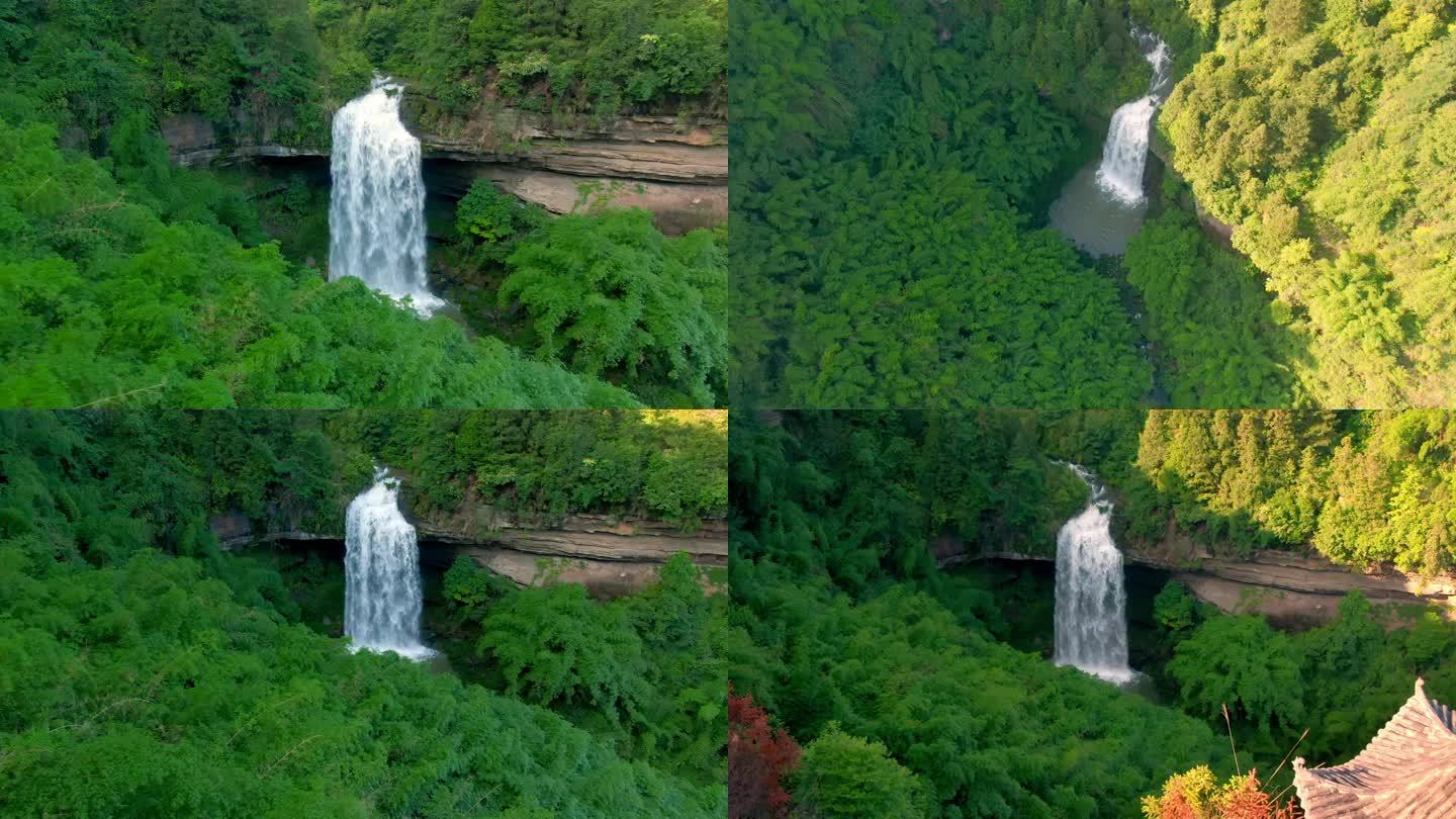 贵州瀑布航拍4k