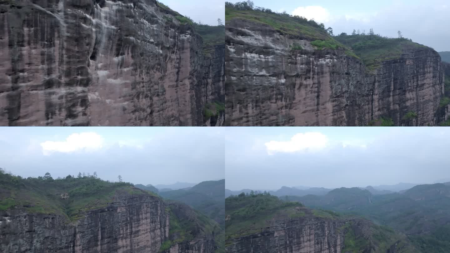 航拍江西鹰潭龙虎山景区