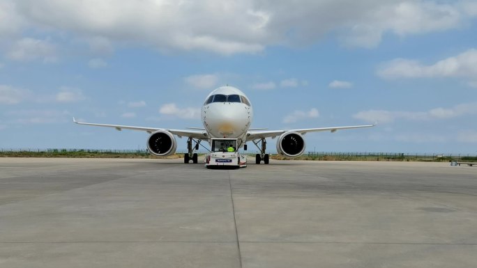 国产大飞机c919素材2  民航机场