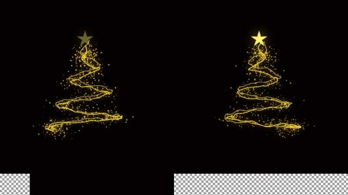 圣诞树4K带透明通道