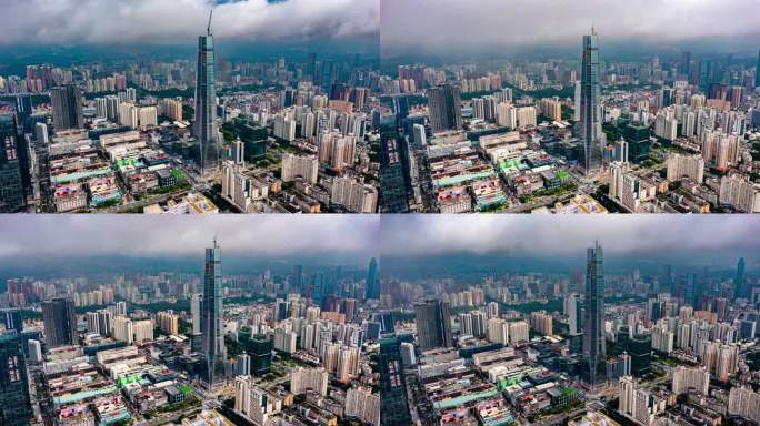 城脉中心穿云环绕延时