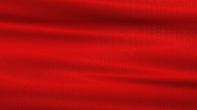红色布料背景视频ae模板
