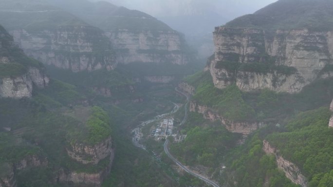 4K航拍​河南安阳林州太行山