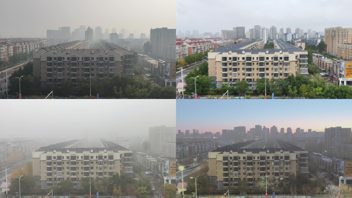 北京通州区不同季节天气天候更迭变化