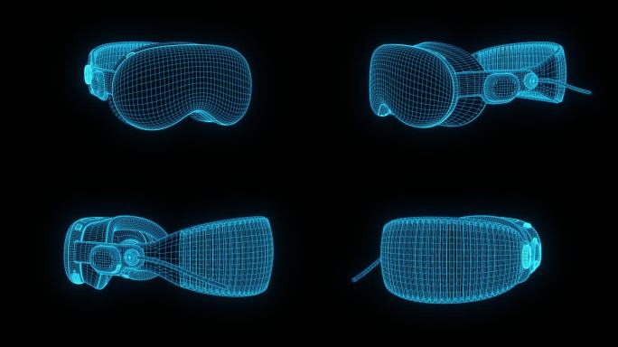 全息VR眼镜素材带通道