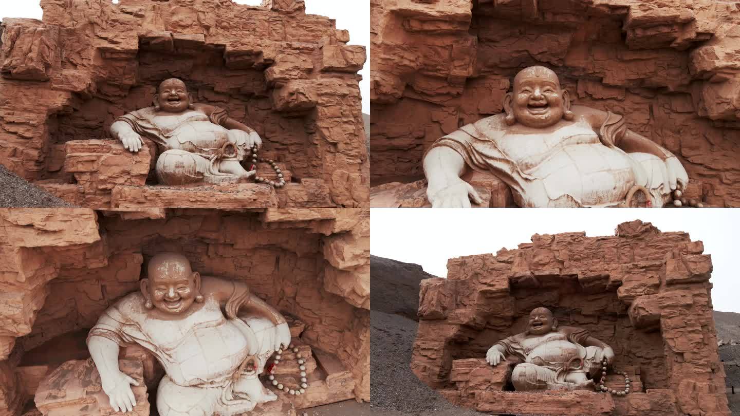 弥勒佛像雕刻石像石窟