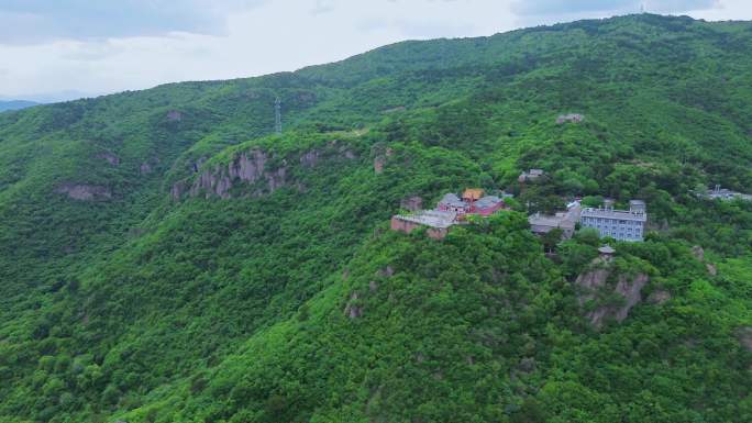 [4K]航拍素材.北京妙峰山谷夏日云影