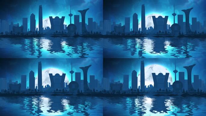 4K沈阳地标剪影