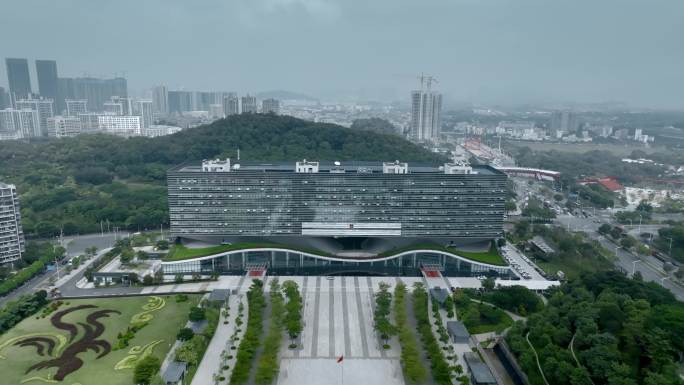 城市发展视频深圳光明区人民政府大楼