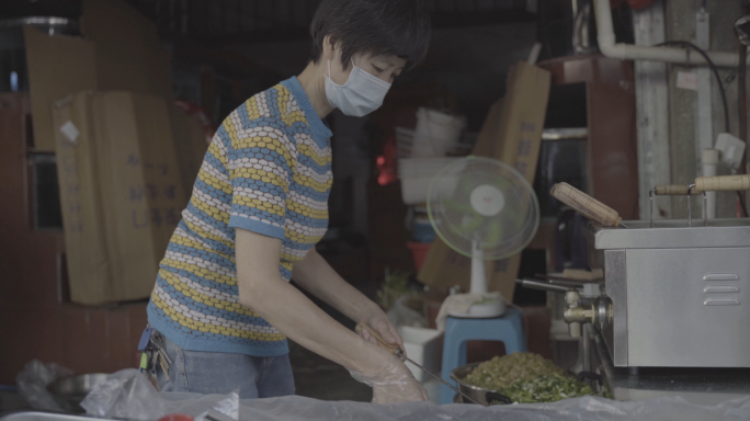 L炸油饼 旅游街区油饼 美味小吃