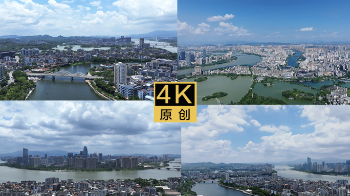 2023惠州市区4K航拍延时合集