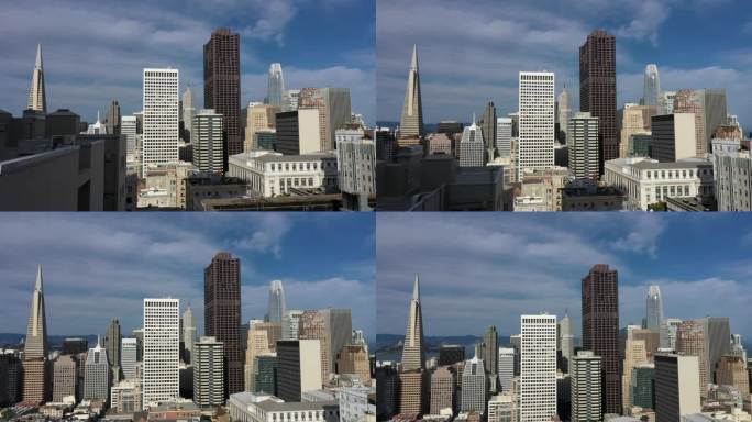 美国-加利福尼亚-旧金山-航拍