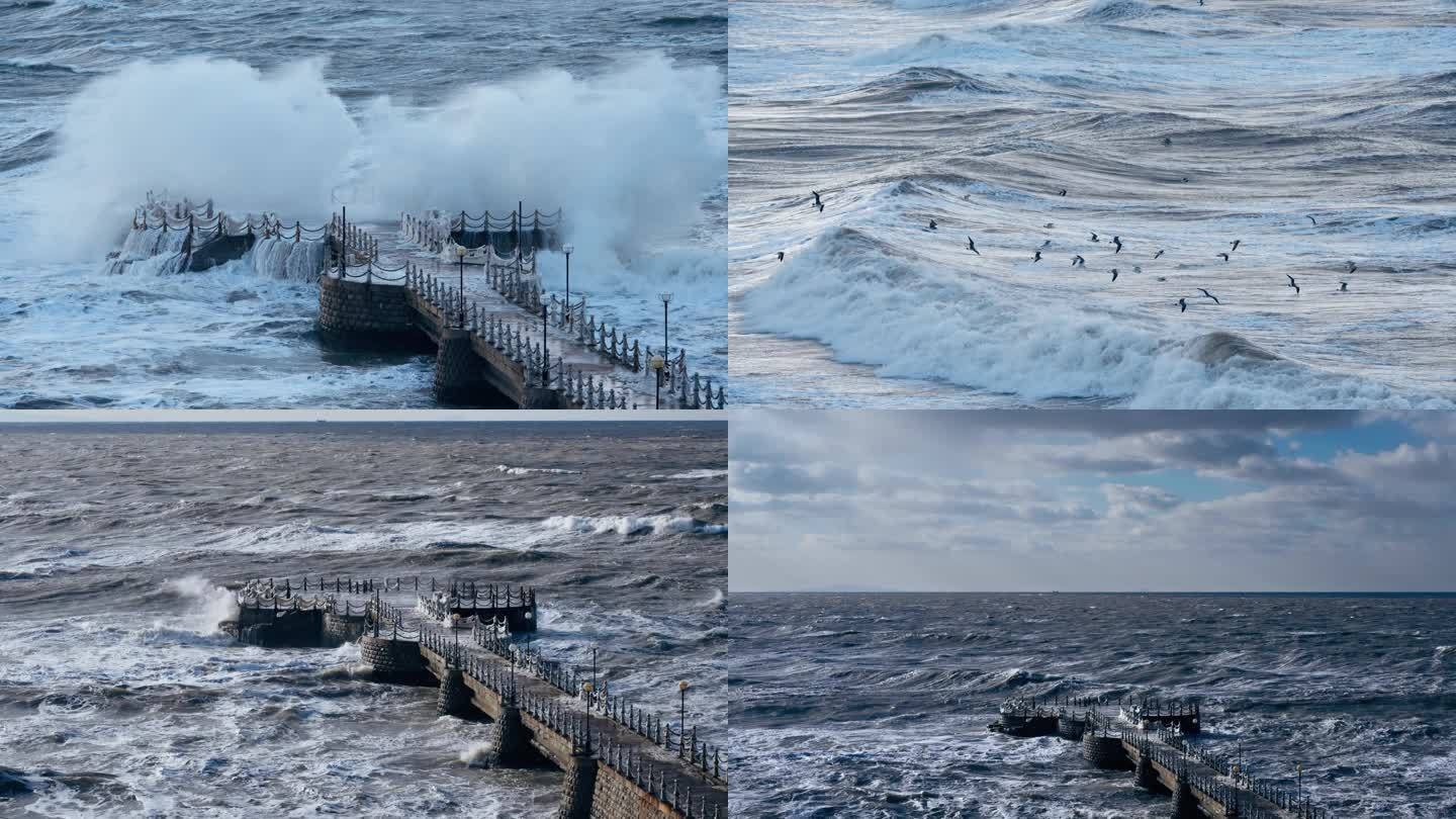 狂风巨浪惊涛骇浪乘风破浪浪花四溅波涛汹涌