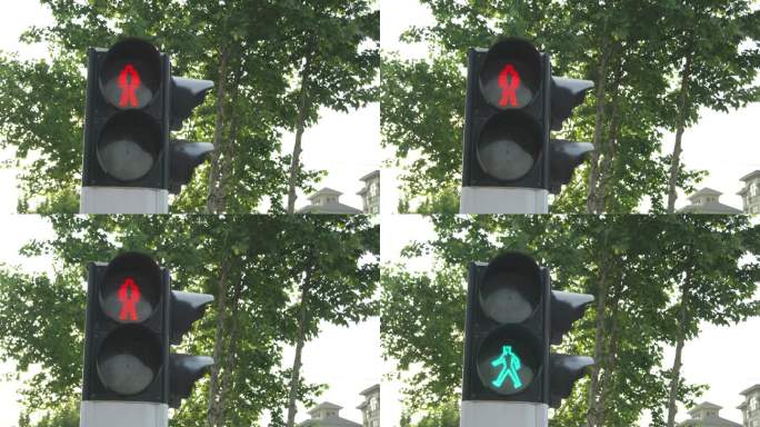 路口红灯变绿灯