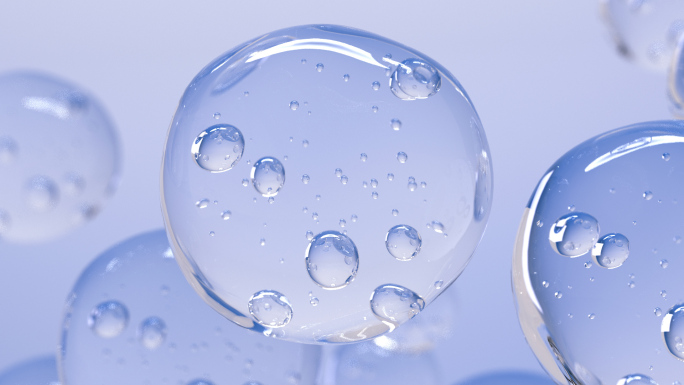 水分子精华液科技因子融合广告