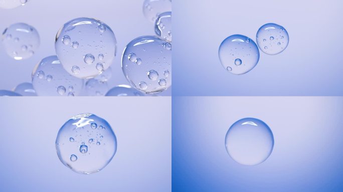 水分子精华液科技因子融合广告