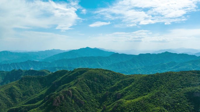 山川云影 群山叠嶂 云的流逝