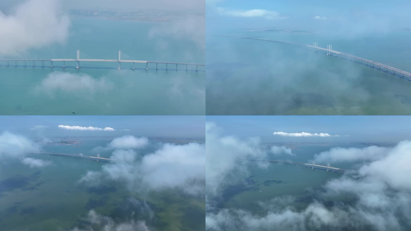 青岛跨海大桥平流雾