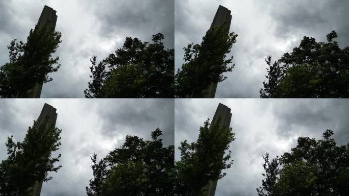 极端天气雷阵雨  风云变幻暴雨前预兆