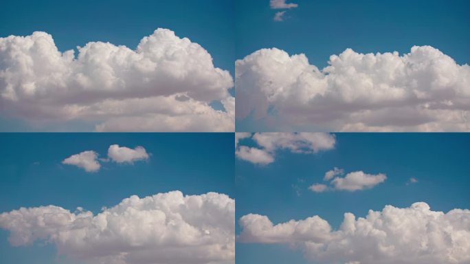 蓝天白云-流动的云-清新云延时