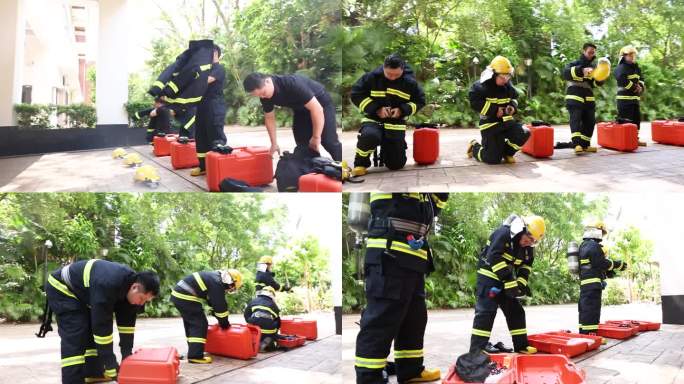 酒店消防演练 消防训练 消防人员