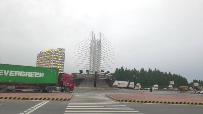 太仓浏河地标延时摄影