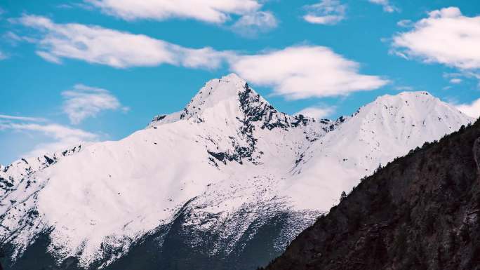 2023川藏线高原雪山延时素材