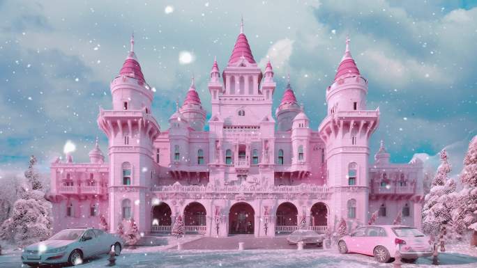 粉色公主城堡 梦幻公主
