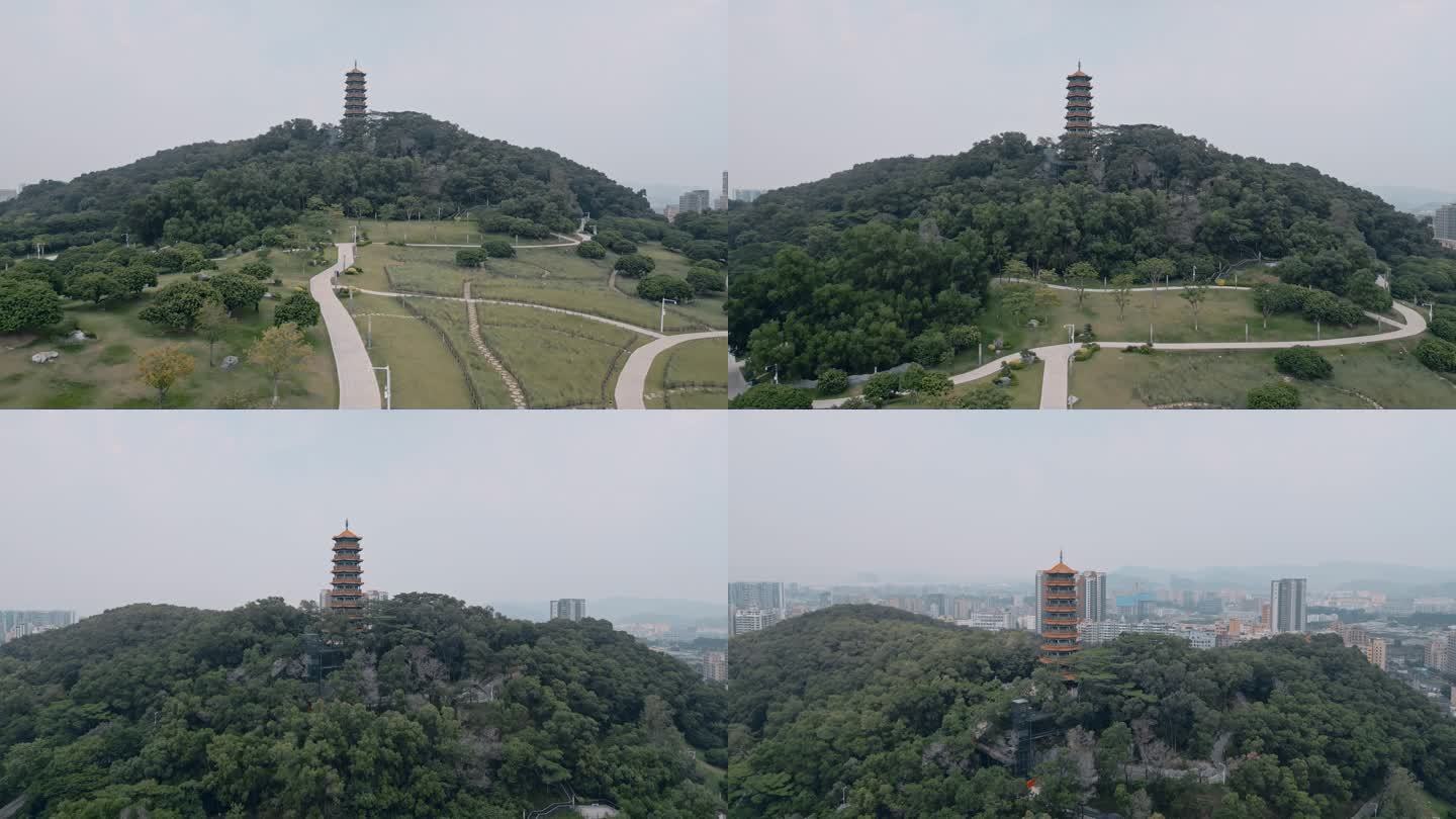 深圳光明区红花山公园明和塔