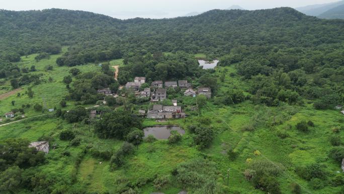 马峦山客家围屋 马峦山古村 客家古建筑