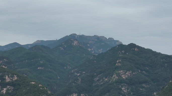 航拍泰山风景名胜区