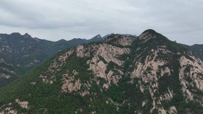 航拍泰山风景名胜区