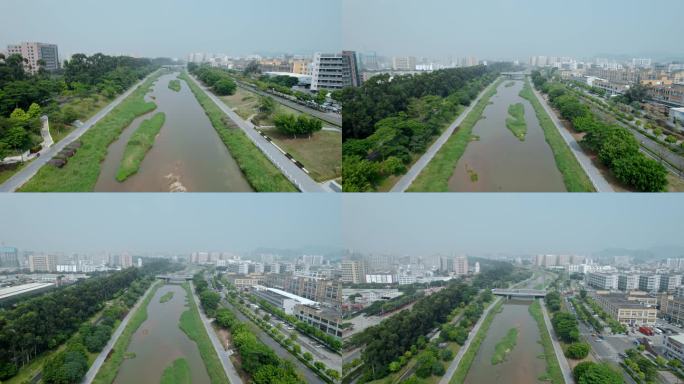 深圳光明区茅洲河近景