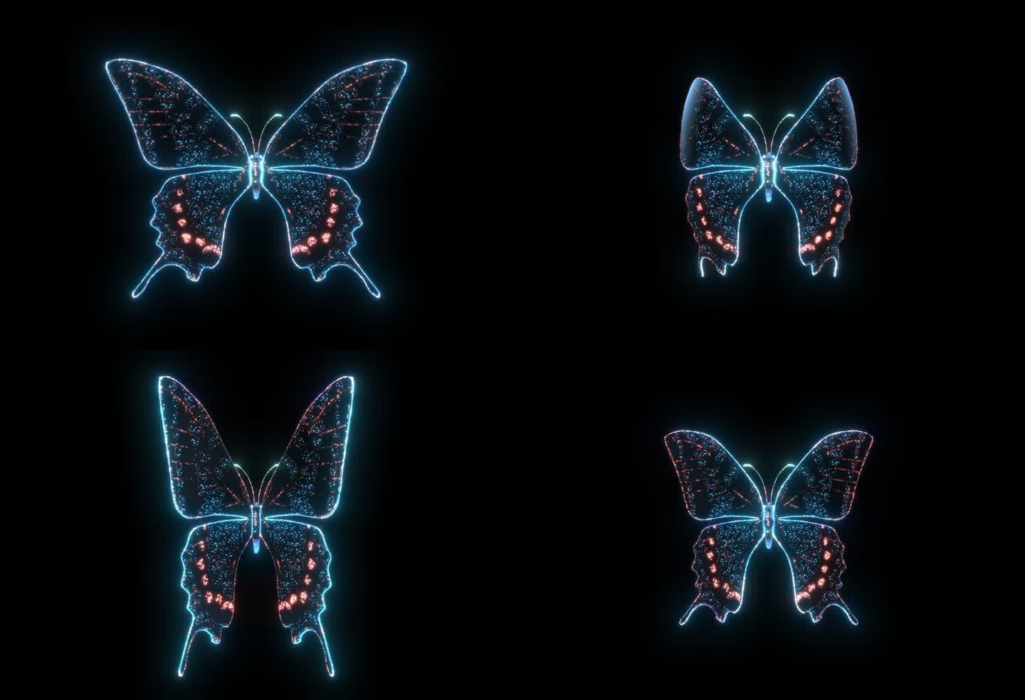 粒子光线蝴蝶