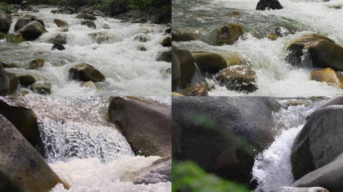 水流湍急的小河 泉水 小溪