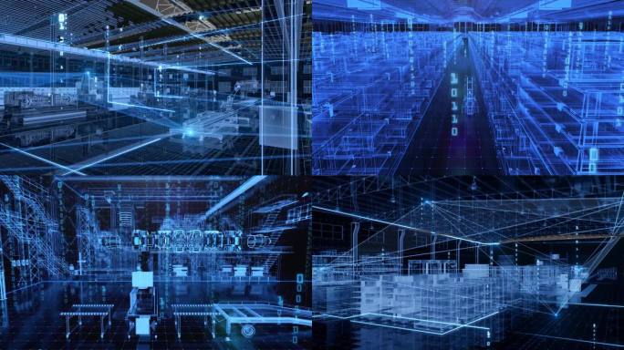 现代化科技感转场智慧产业园