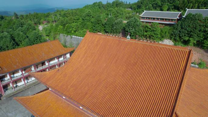 怀化靖州飞山景区4K航拍