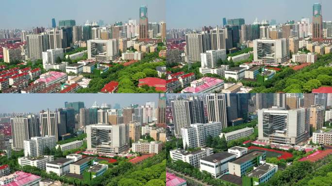 4原素材-航拍上海工程技术大学
