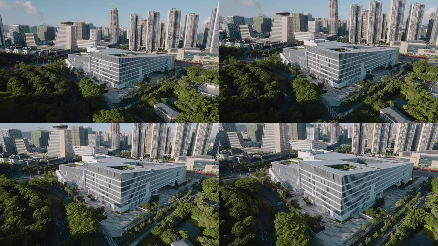 深圳光明区科技感现代建筑